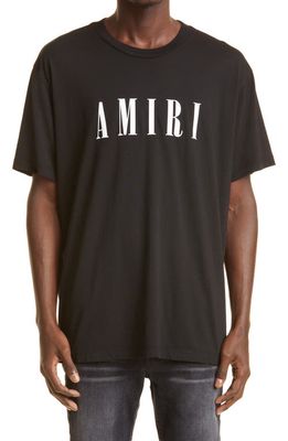 AMIRI Core Logo Graphic Cotton Tee in Black