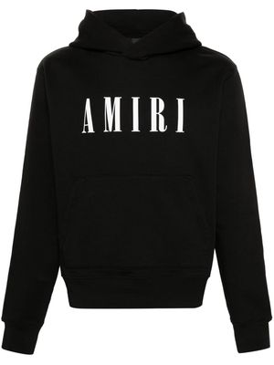 AMIRI Core logo-print hoodie - Black
