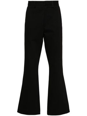 AMIRI cotton twill straight-leg trousers - Black