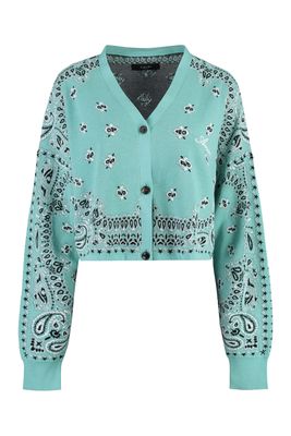 AMIRI Cropped-length Knitted Cardigan