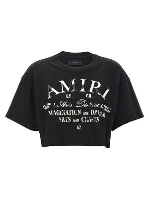 AMIRI distressed Arts District Cropped T-shirt