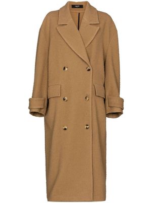 AMIRI double-breasted wool coat - Brown