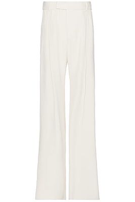 Amiri Double Pleated Pant in Nude