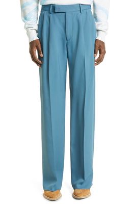 AMIRI Double Pleated Twill Pants in Bluefin