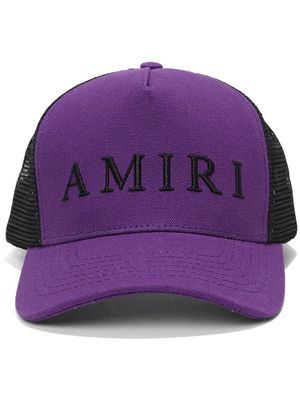 AMIRI embroidered-logo baseball cap - Purple