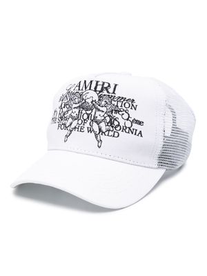 AMIRI embroidered-logo cap - White