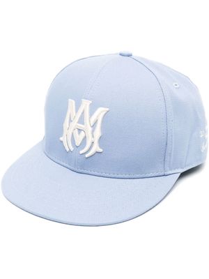 AMIRI embroidered-logo cotton baseball cap - Blue
