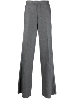 AMIRI extra-long wide-leg trousers - Grey