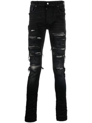 AMIRI Grateful Dead distressed skinny jeans - Black