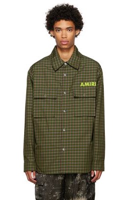 AMIRI Green Overshirt Jacket