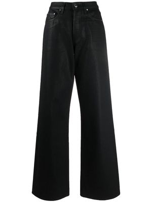 AMIRI high-rise wide-leg trousers - Black