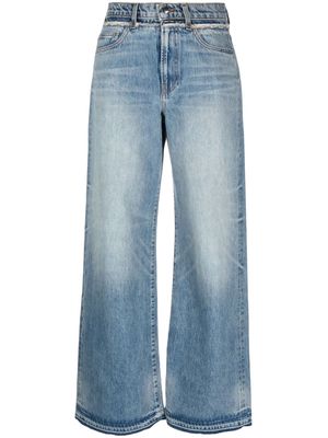 AMIRI high-waisted wide-leg jeans - Blue