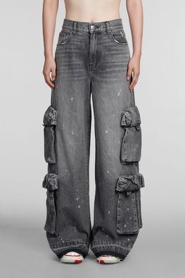 AMIRI Jeans In Grey Cotton