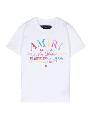 AMIRI KIDS Arts District cotton T-shirt - White