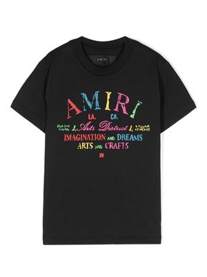 AMIRI KIDS Arts District Scribble cotton T-shirt - Black