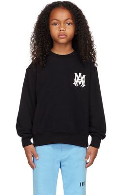 AMIRI Kids Black Bonded Sweatshirt