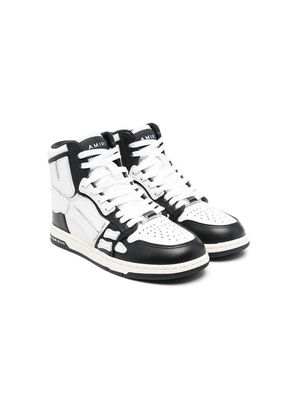 AMIRI KIDS colour-block lace-up sneakers - Black