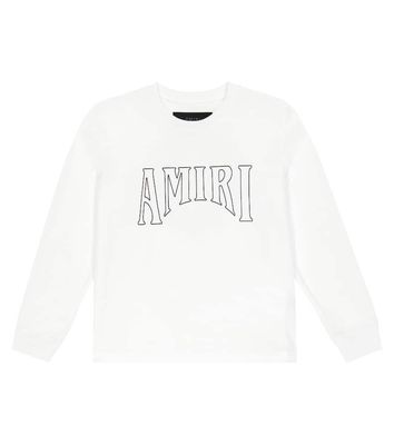 Amiri Kids Logo cotton jersey sweatshirt