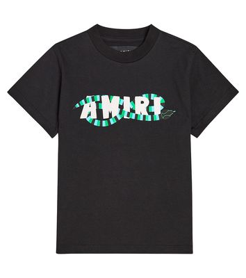 Amiri Kids Logo cotton jersey T-shirt