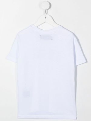 AMIRI KIDS logo-print cotton T-shirt - White