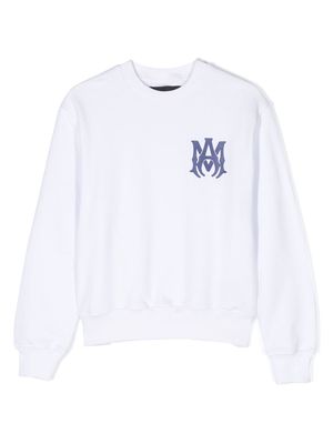 AMIRI KIDS logo-print sweatshirt - White
