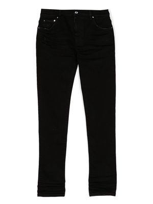 AMIRI KIDS slim-cut washed jeans - Black