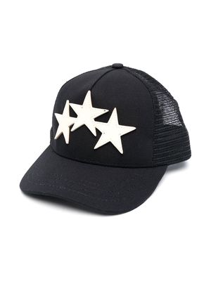 AMIRI KIDS star-patch baseball cap - Black