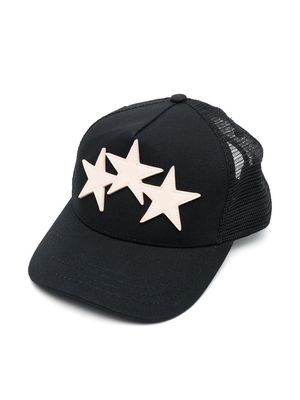 AMIRI KIDS star-print net cap - Black
