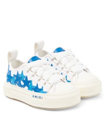 Amiri Kids Stars Court leather low-top sneakers