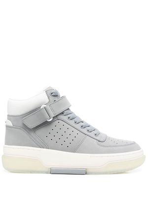 AMIRI lace-up hi-top sneakers - Grey