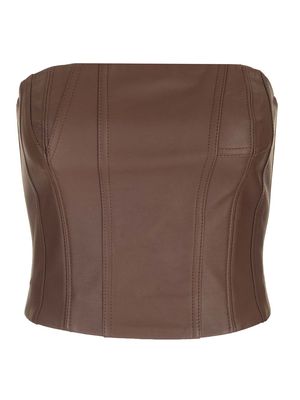 AMIRI Leather Bustier