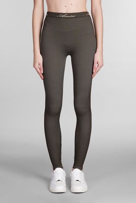 AMIRI Leggings In Brown Polypropylene