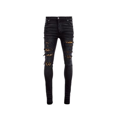 AMIRI Leopard Denim Jeans