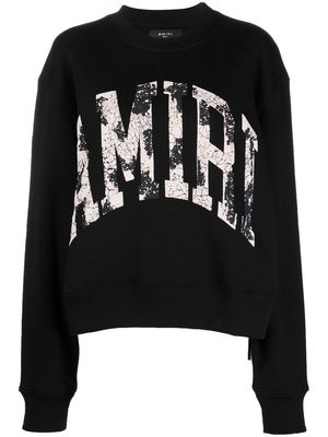 AMIRI logo-detail sweatshirt - Black