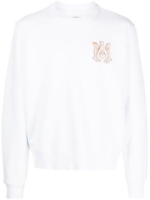 AMIRI logo-lettering sweatshirt - White