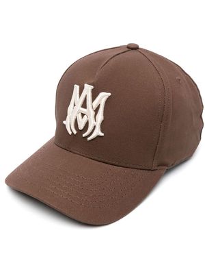 AMIRI logo-patch baseball cap - Brown