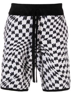 AMIRI logo-print bermuda shorts - White