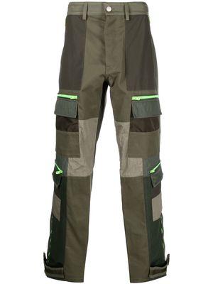 AMIRI logo-print cargo trousers - Green