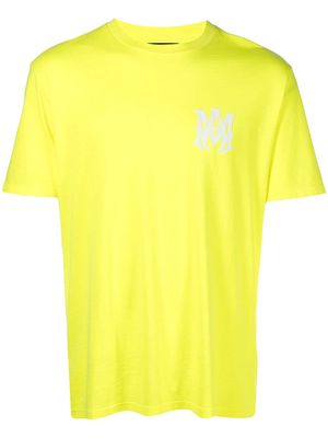AMIRI logo-print T-shirt - Yellow