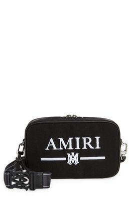 AMIRI MA Bar Logo Crossbody Camera Bag in Black