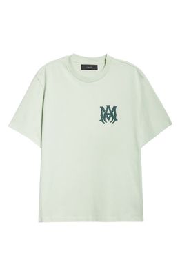 AMIRI MA Logo Cotton Graphic T-Shirt in Seacrest