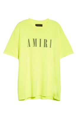 AMIRI Men's Core Logo Graphic Tee in Lime