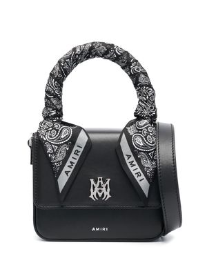 AMIRI Micro M.A. leather mini bag - Black