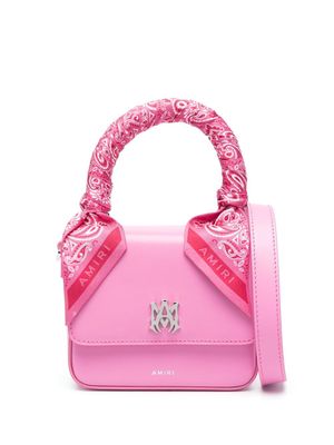 AMIRI Micro M.A. leather mini bag - Pink