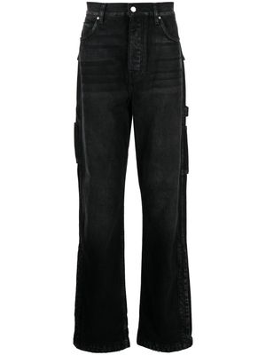 AMIRI mid-rise straight jeans - Black