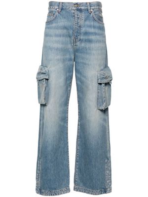 AMIRI mid-rise wide-leg jeans - Blue
