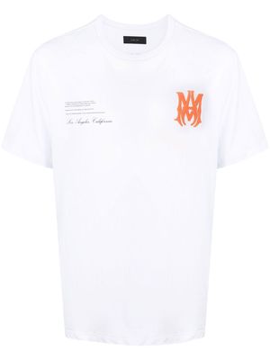 AMIRI Military Specs logo-print cotton T-shirt - White