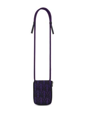 AMIRI monogram-jacquard wallet - Purple