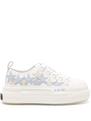 AMIRI Platform Stars Court leather sneakers - White