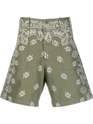 AMIRI printed Bermuda shorts - Green
